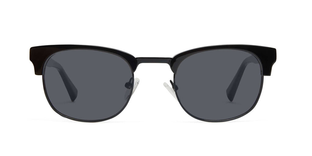 Lincoln Gloss Black - Biodegradable Sunglasses | Baxter Blue